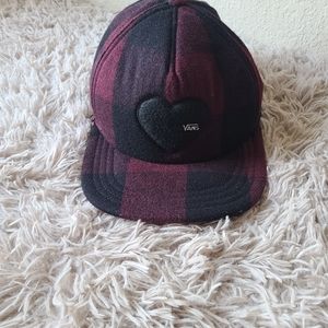 Vans heart plaid Flannel One Size hat